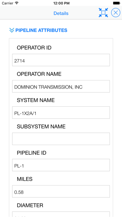 Pipeline Info Mgmt Mapping Screenshots