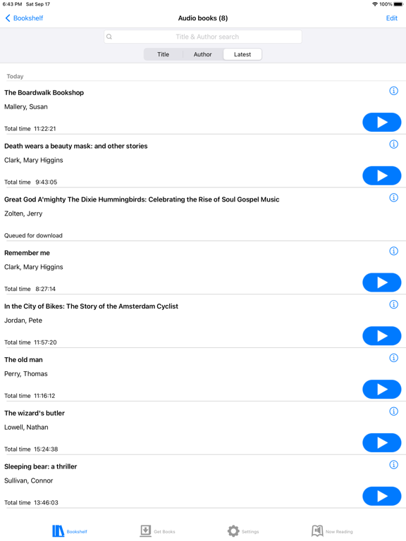 BARD Mobile iPad Screenshots