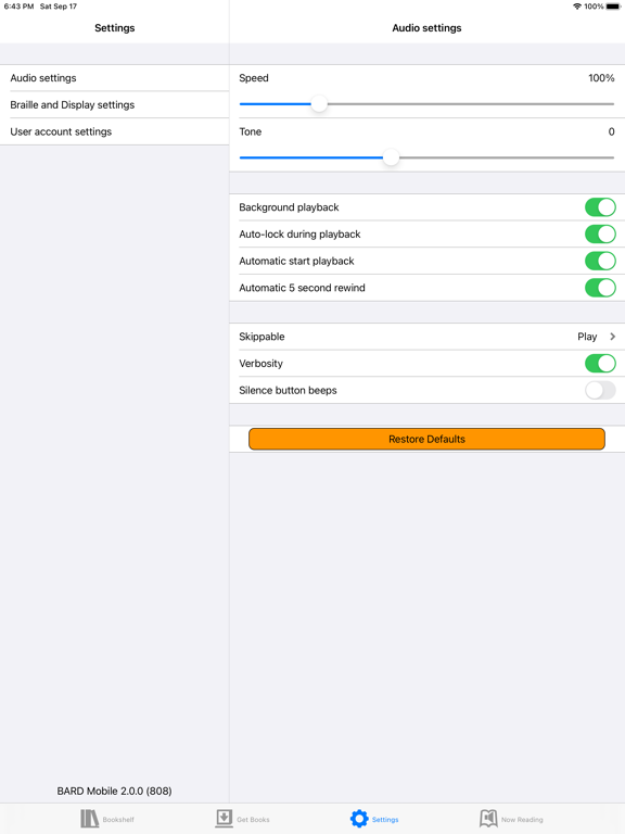 BARD Mobile iPad Screenshots