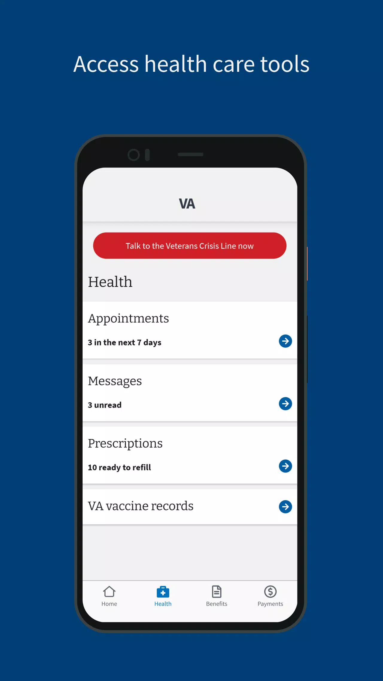 VA: Health and Benefits Screenshots