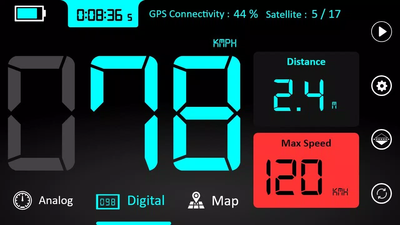 GPS Speedometer - Odometer App स्क्रीनशॉट
