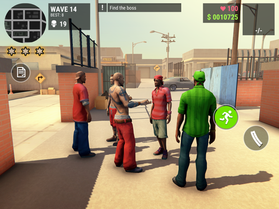ภาพหน้าจอของ The Grand Rampage. Mad Heists iPad 