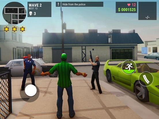 ภาพหน้าจอของ The Grand Rampage. Mad Heists iPad 