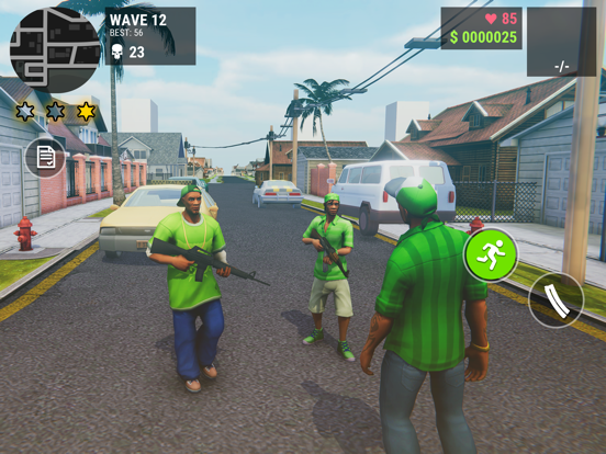 ภาพหน้าจอของ The Grand Rampage. Mad Heists iPad 