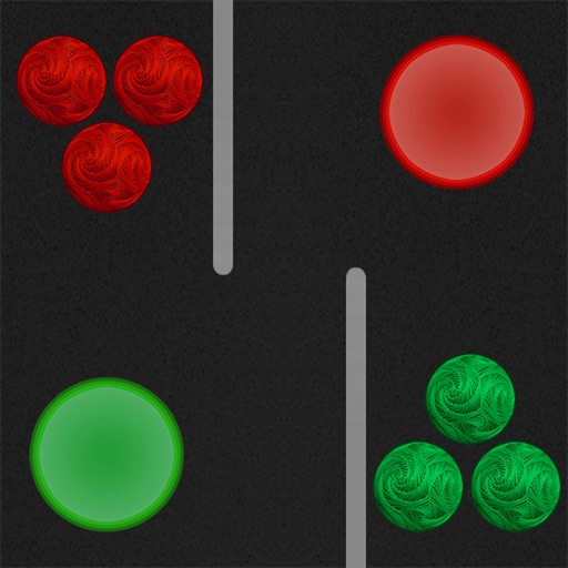 Colored balls and holes Colored balls and holes