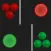 Colored balls and holes
