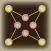 Connection Lines. Color Disks