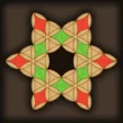 Hard Wood Puzzle. Triangle