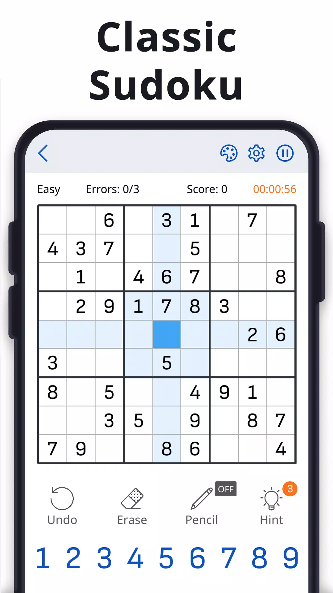 Sudoku Classic: Puzzle Guru Screenshots