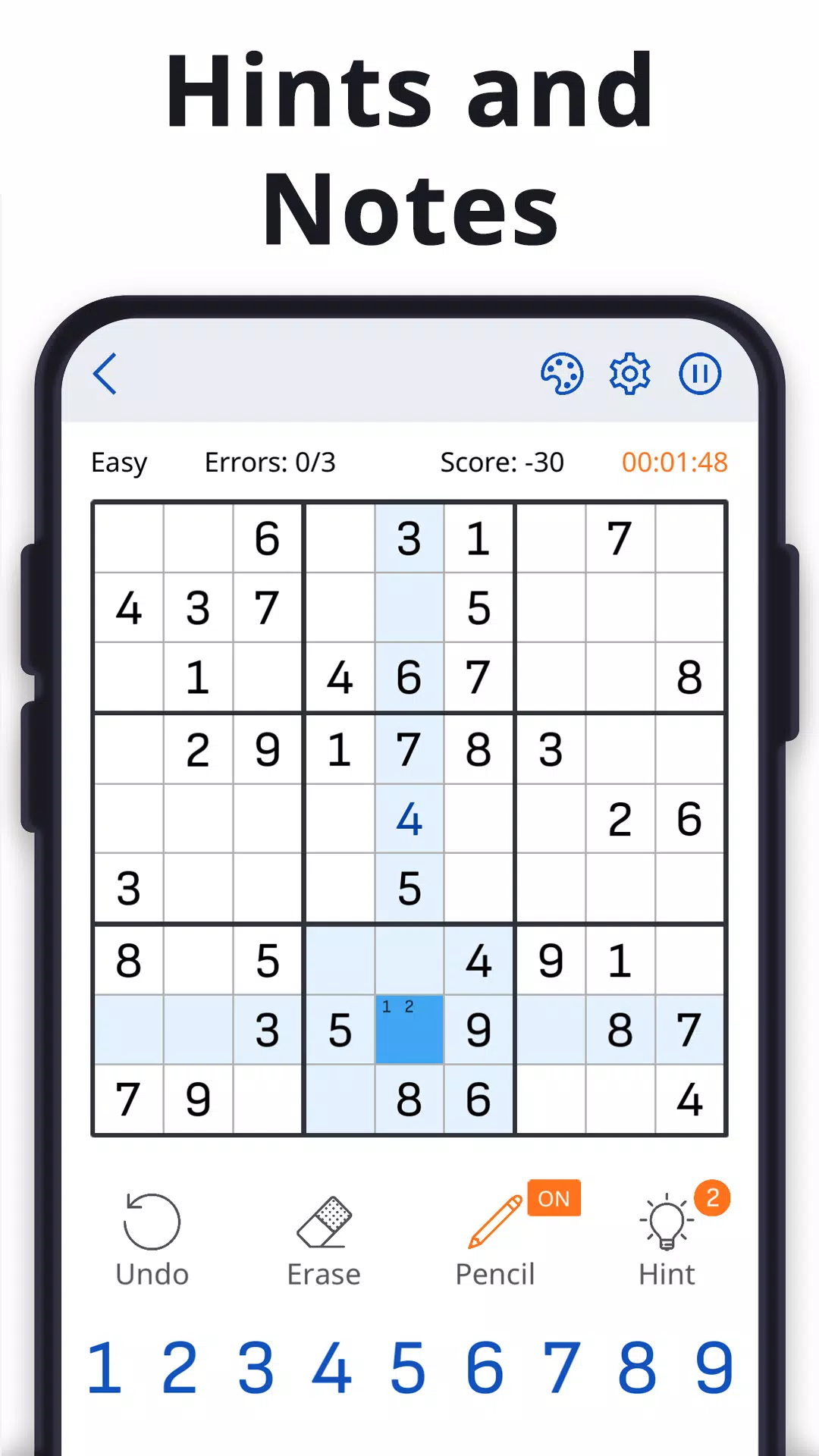 Sudoku Classic: Puzzle Guru Screenshots
