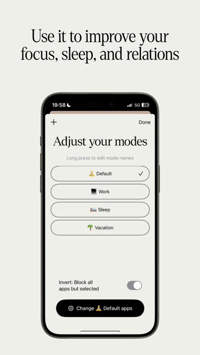 Tap Out: Screen Time Reduction Screenshots