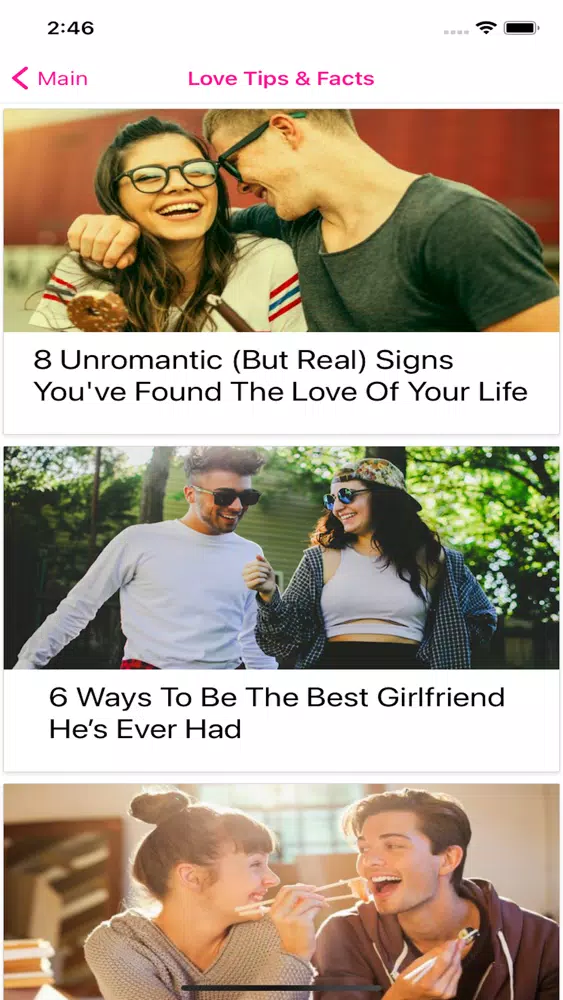 Does He Like Me | Quiz Screenshots