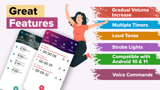 The Clock: Alarm Clock & Timer Screenshots