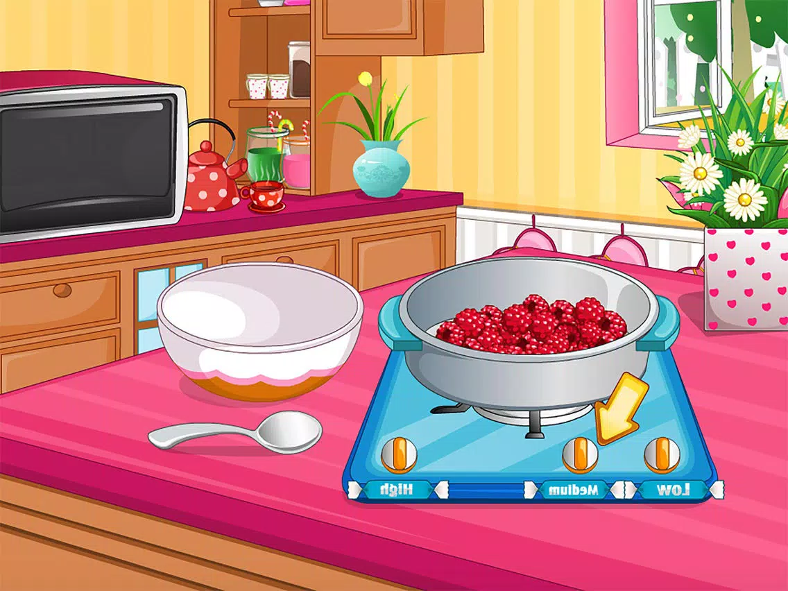 Hearts with Cream free Cooking games for girls iPad Screenshots
