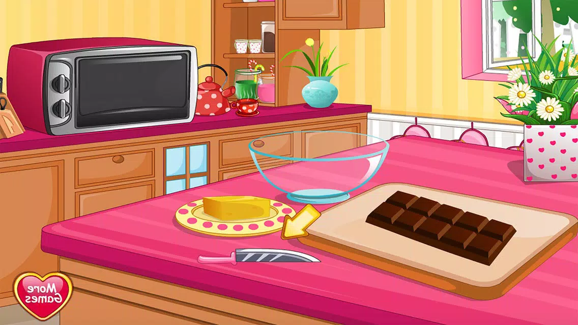 Hearts with Cream free Cooking games for girls Screenshots