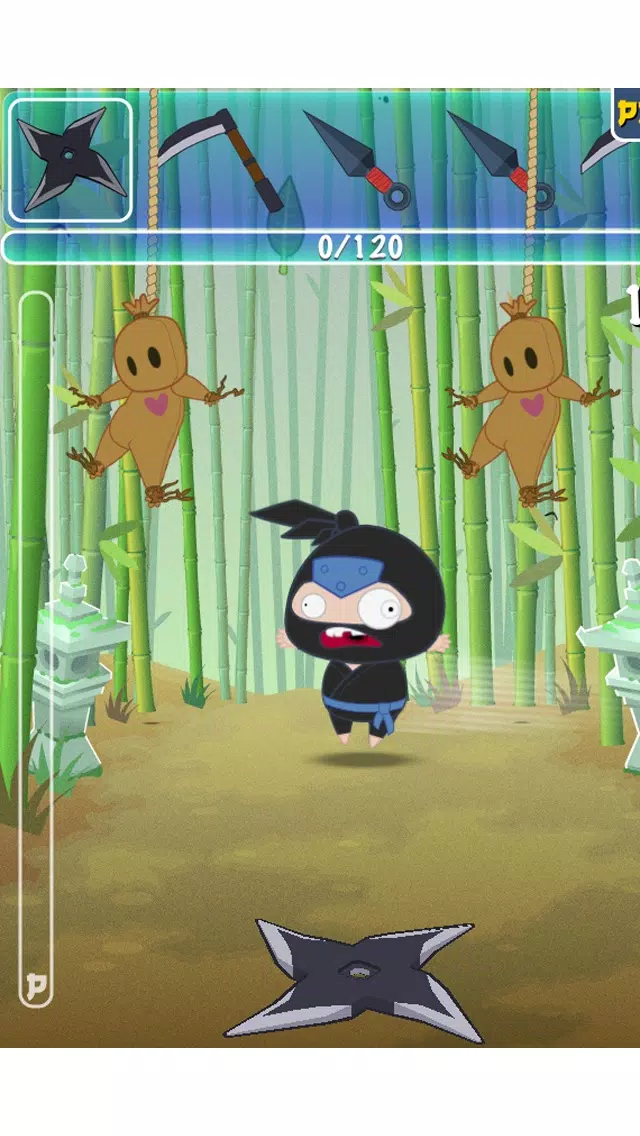 Capturas de tela do Super Ninja