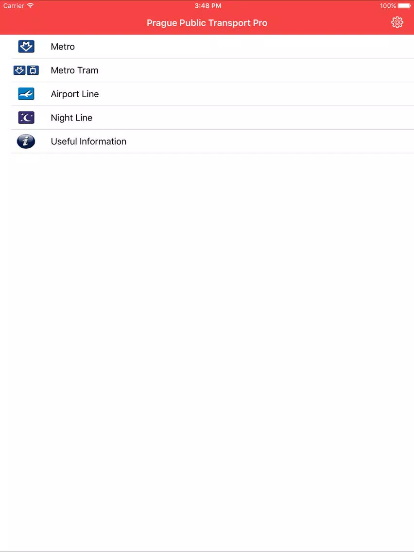 Prague Public Transport Pro iPad Screenshots