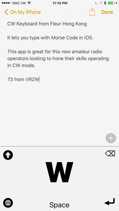 CW Keyboard from Fleur Hong Kong Screenshots