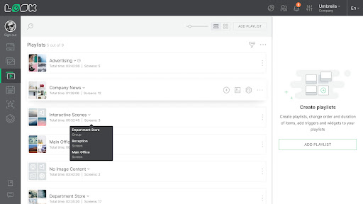 LOOK Digital Signage Player Screenshots