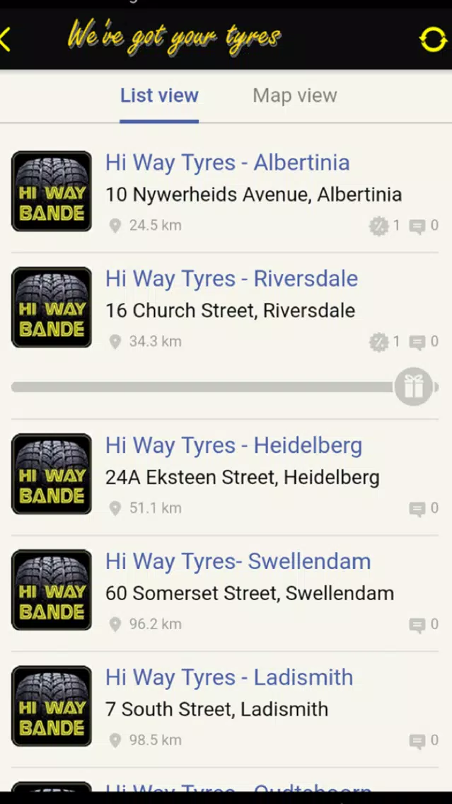 Скриншоты Hi Way Tyres - Hi Way Bande