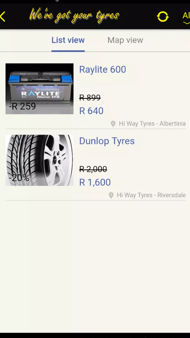 Скриншоты Hi Way Tyres - Hi Way Bande
