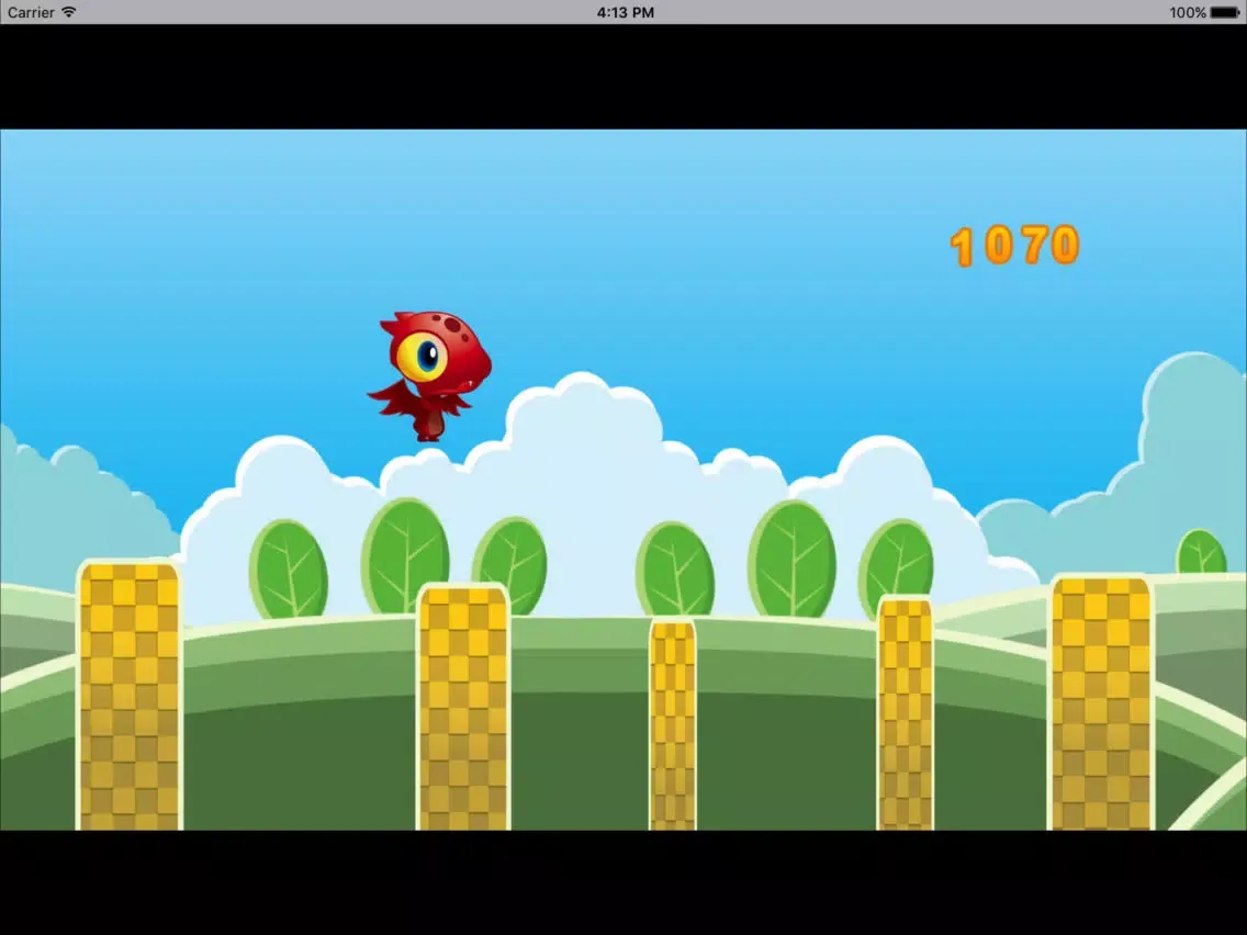 跳跃小红龙-好玩的动作小游戏 iPad Screenshots