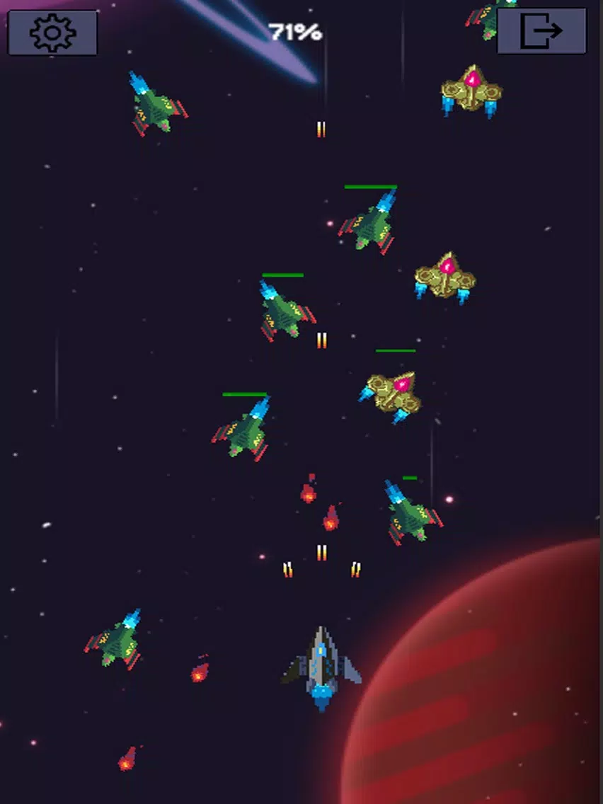 Galaxy war, Space shooter iPad  스크린샷