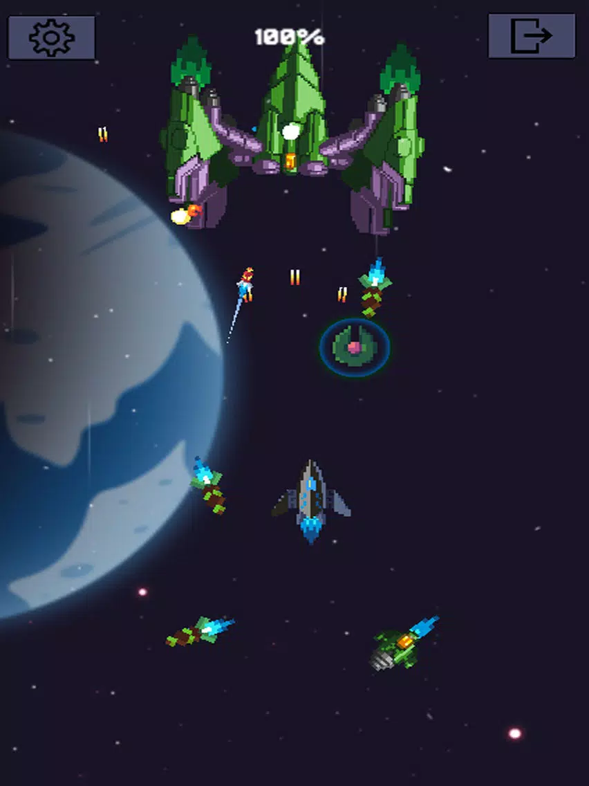 Galaxy war, Space shooter iPad  스크린샷