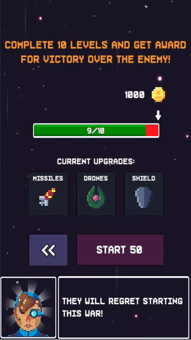 Galaxy war, Space shooter 스크린샷