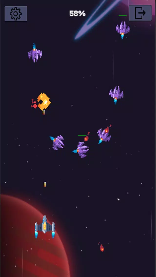 Galaxy war, Space shooter 스크린샷