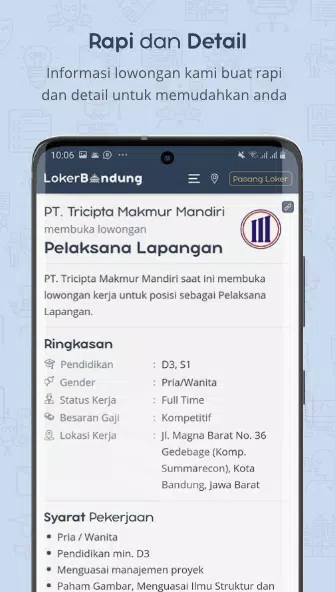 LOKER BANDUNG - Lowongan Kerja Screenshots
