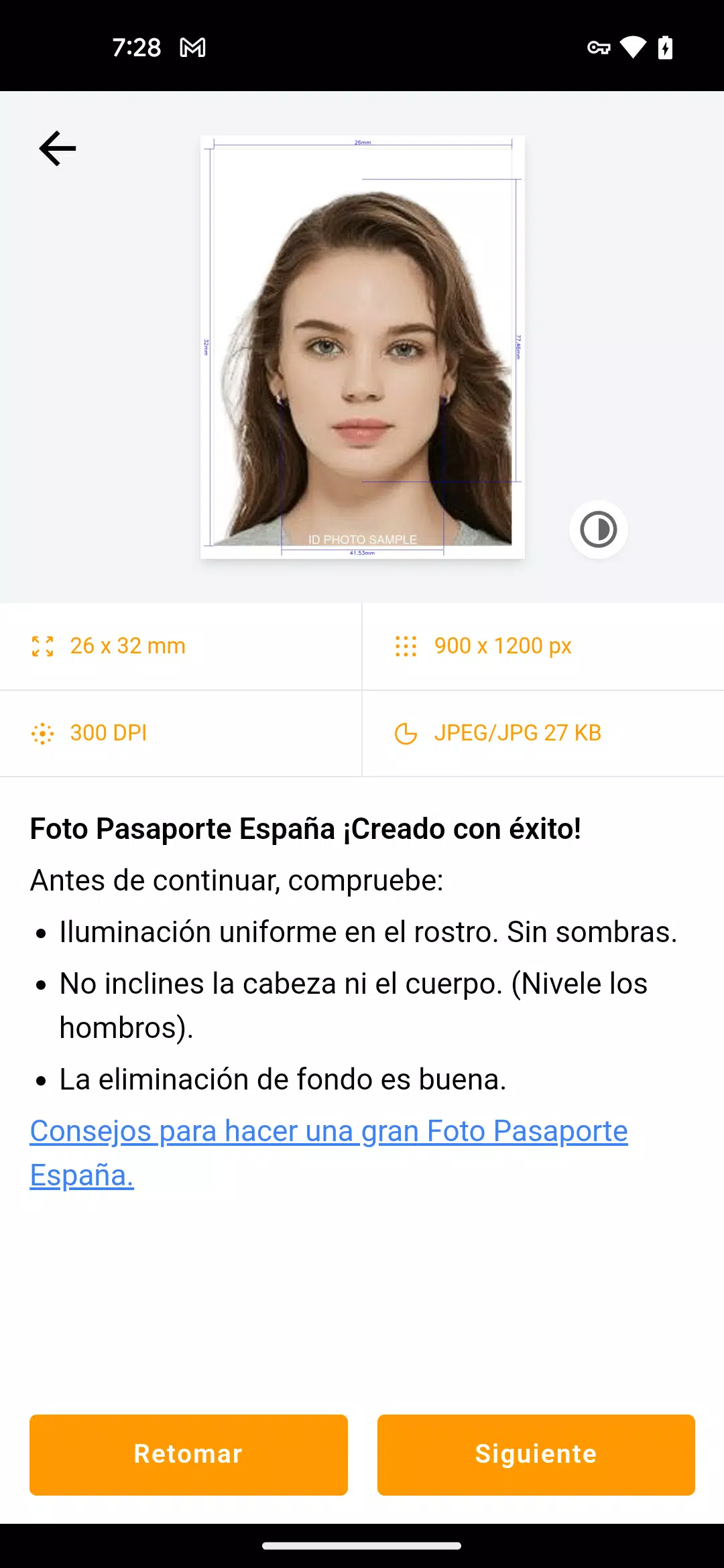 Foto DNI y Pasaporte Screenshots