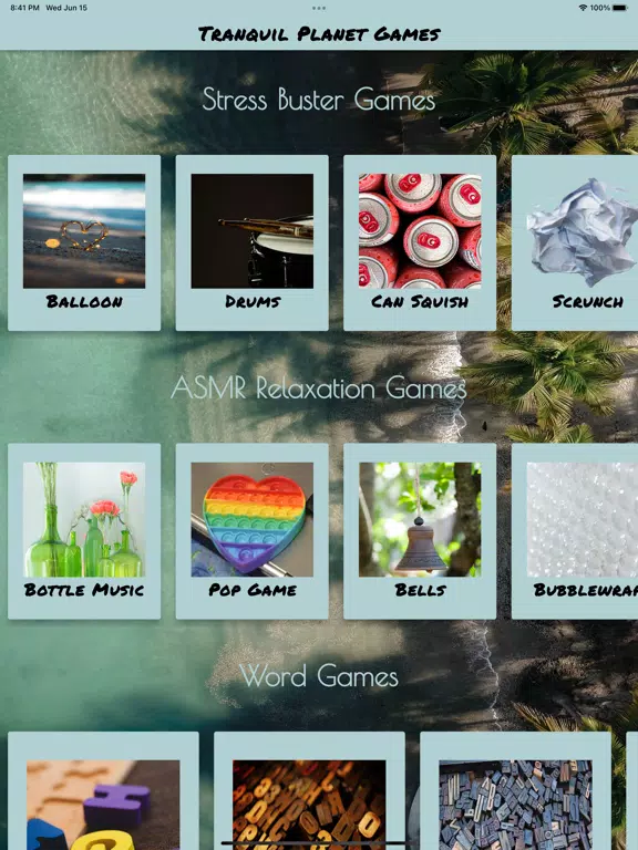 Tranquil Planet iPad Screenshots