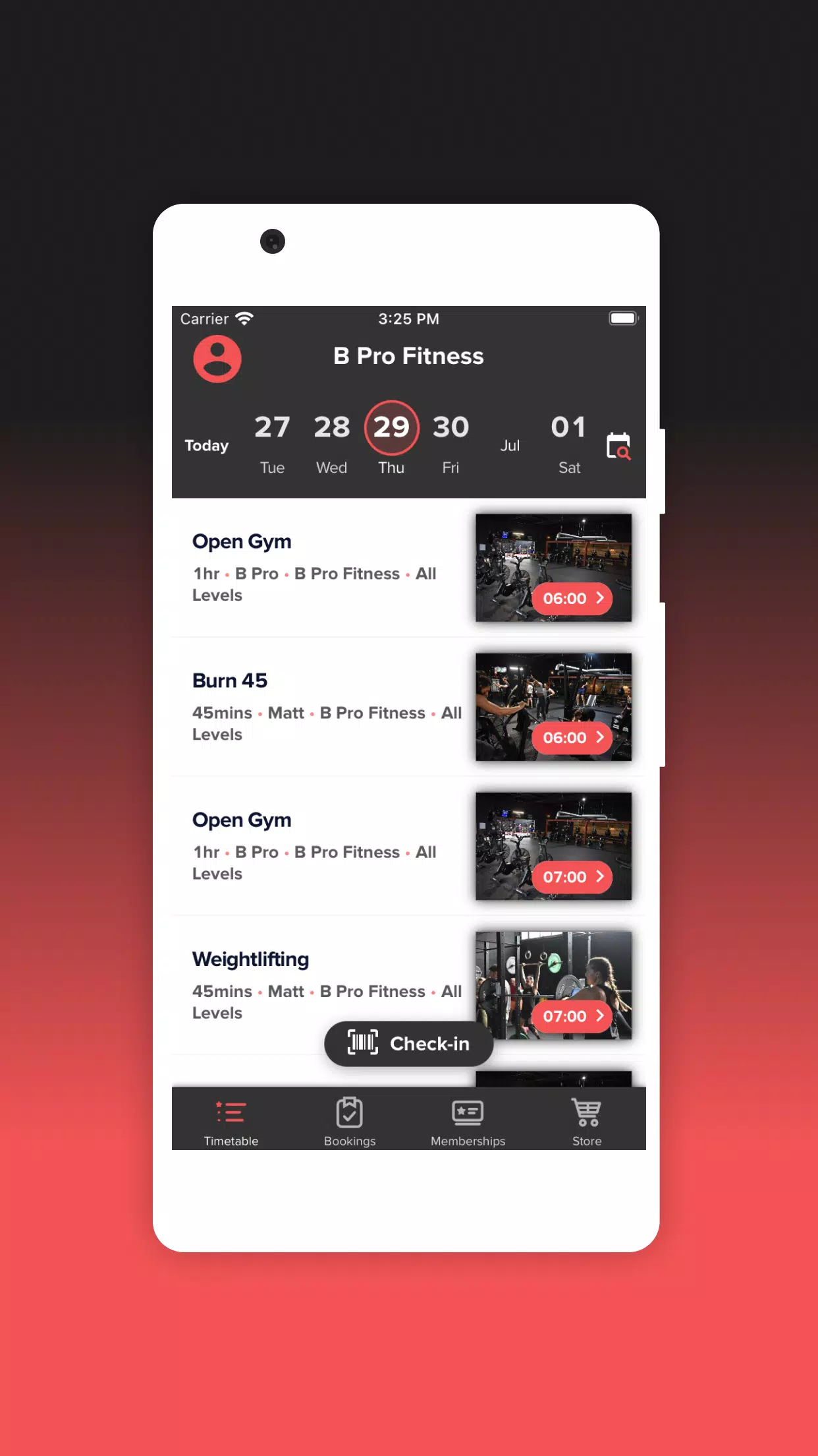 B Pro Fitness Screenshots