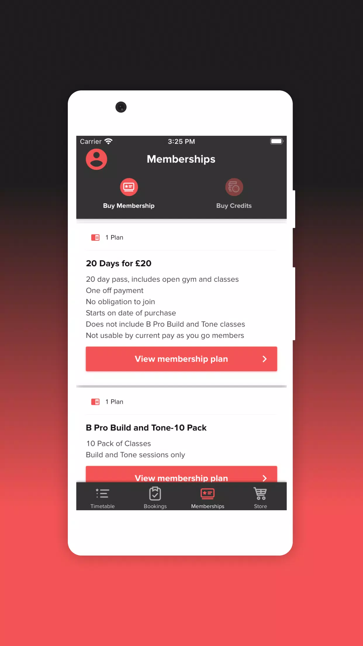 B Pro Fitness Screenshots