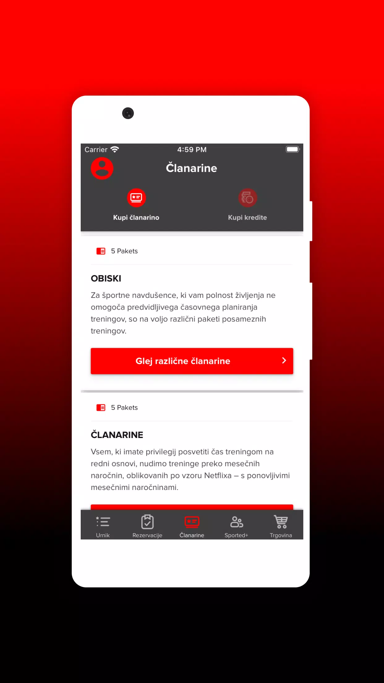 Sported Screenshots