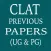 CLAT Previous Papers (UG & PG)