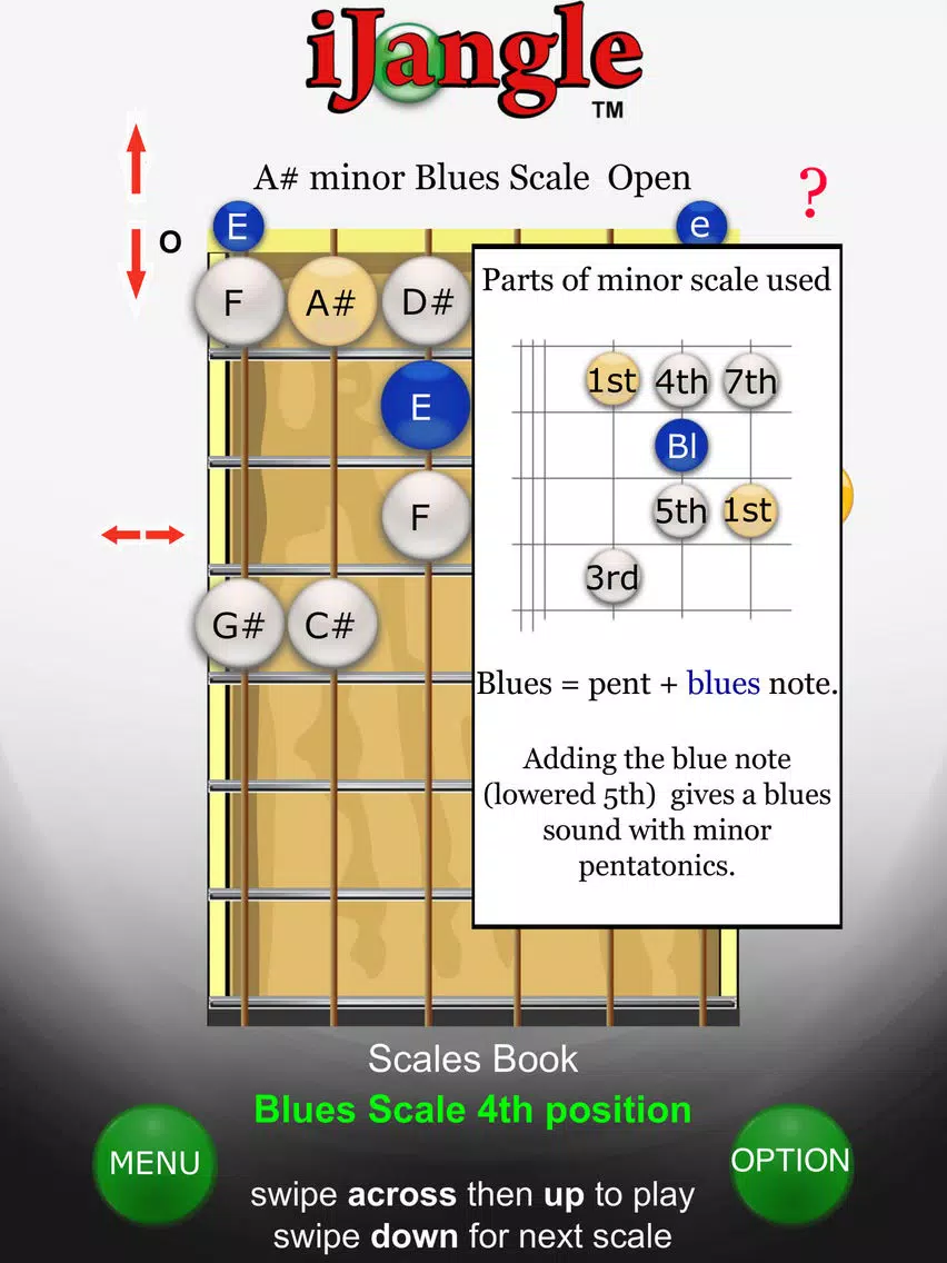 iJangle Guitar Chords Plus: Chord tools with fretboard scales and guitar tuner iPad Screenshots