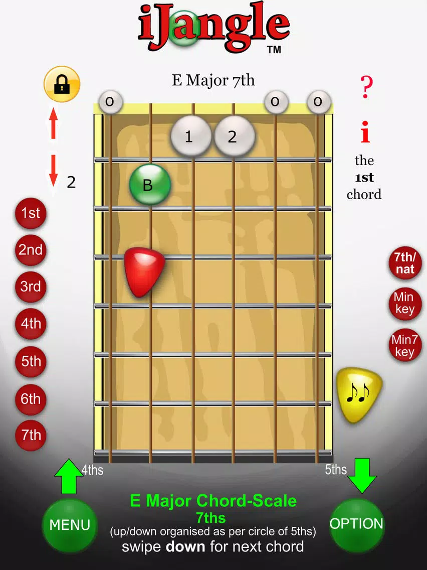 iJangle Guitar Chords Plus: Chord tools with fretboard scales and guitar tuner iPad Screenshots