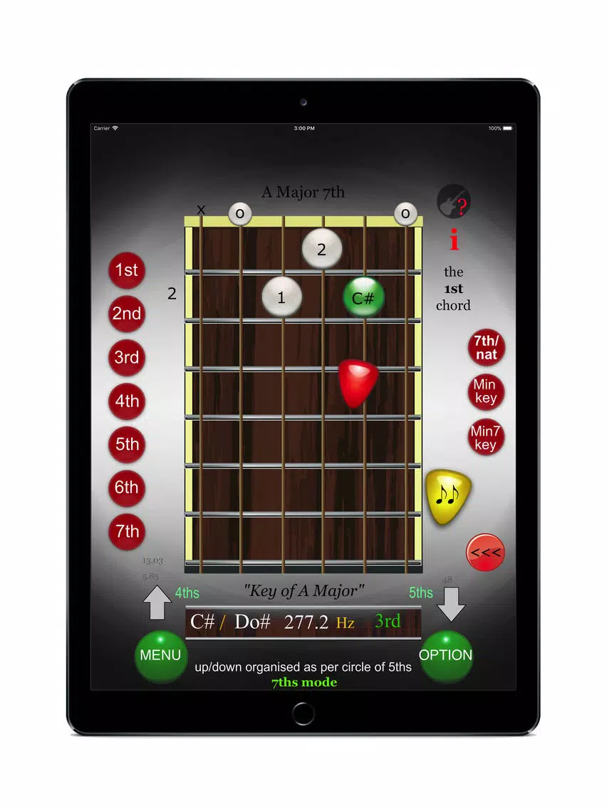 Chord - Scales : Guitar iPad Screenshots