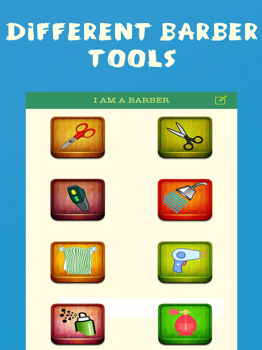 Child Barber Shop - I am A Barber iPad Screenshots