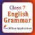 Class 7 English Grammar Book