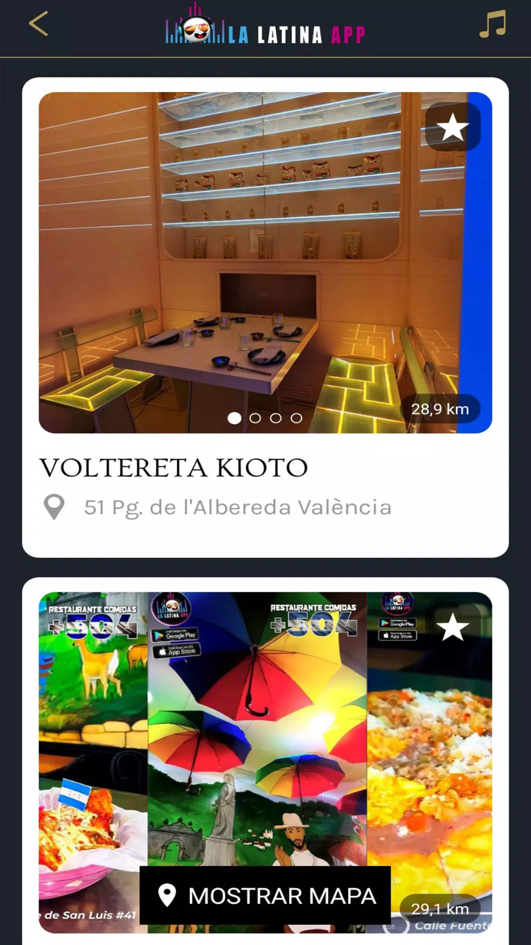 LA LATINA APP スクリーンショット