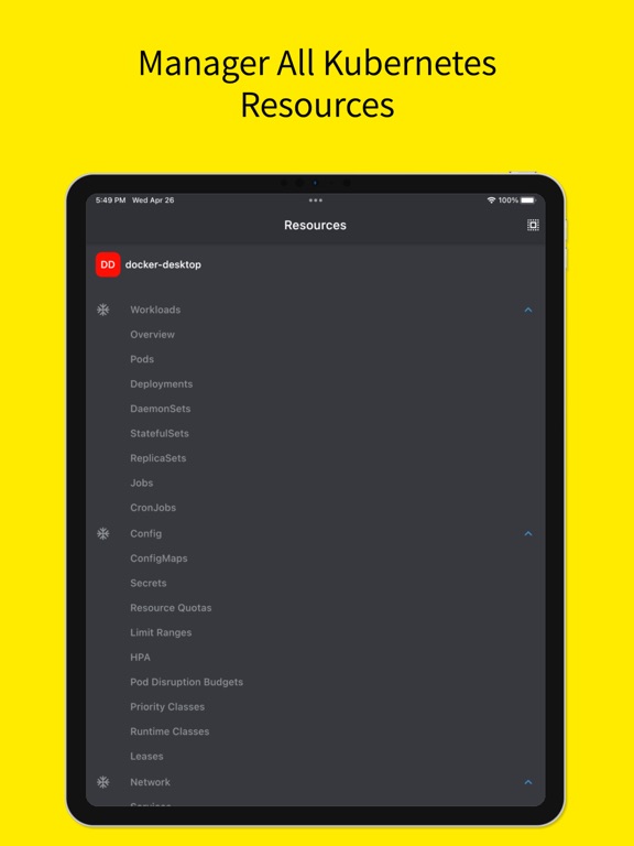 My Infra Manager iPad Screenshots