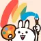 ぬり絵でコラボ！