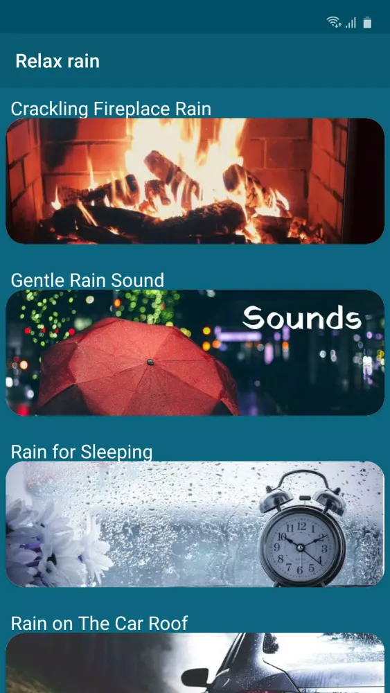 Relax rain Screenshots