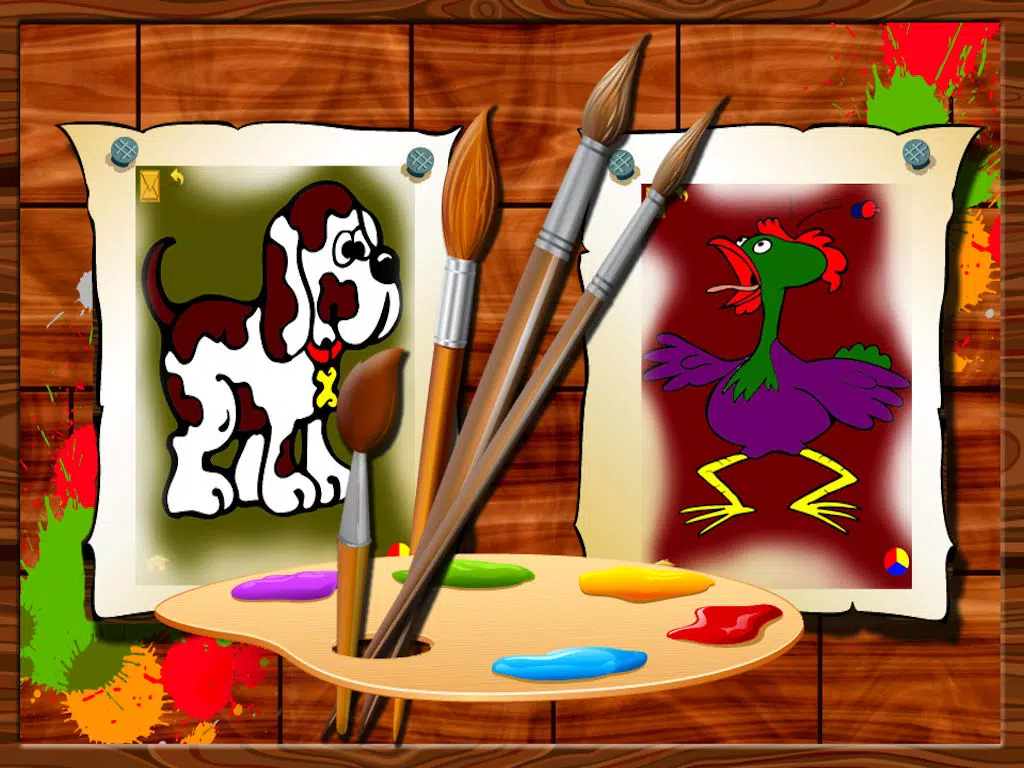 Mega Coloring Book Lite- Paint Pictures iPad Screenshots