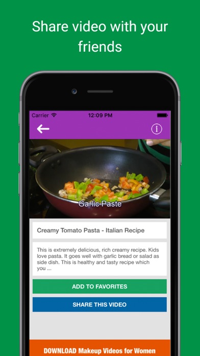 Delicious Pizza cooking Videos, Tasty pasta Recipe Screenshots