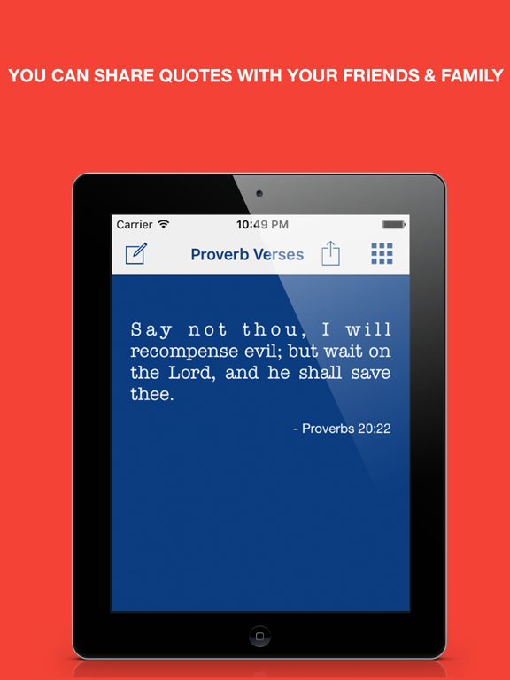 Success Proverbs Bible Verses iPad स्क्रीनशॉट