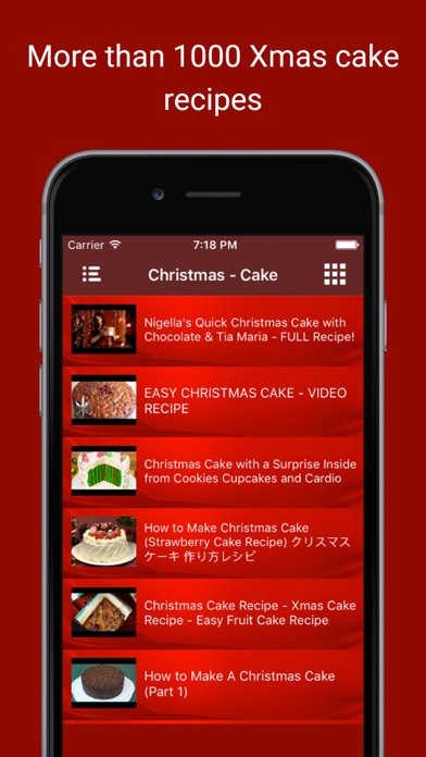Delicious Christmas Cake Bakery Food Recipe Videos Screenshots